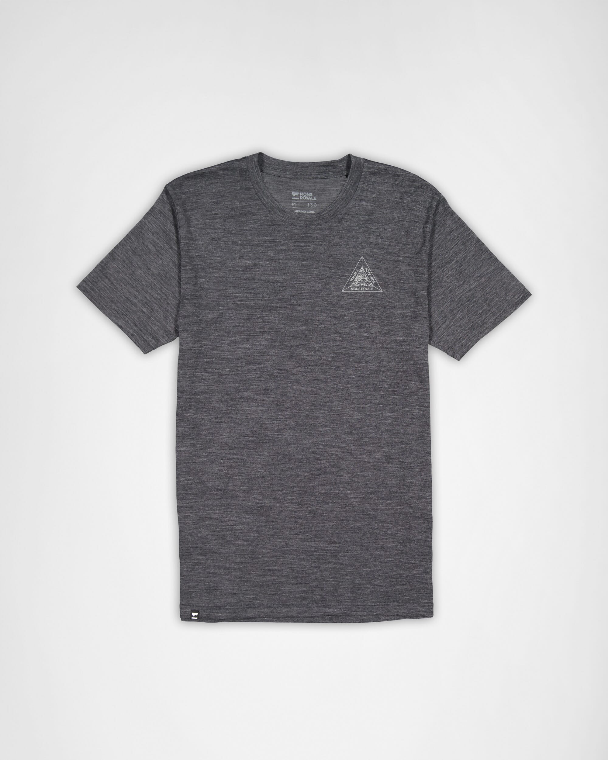 Zephyr Merino Tencel™ T-Shirt - Smoke | Men's T-Shirt - Image 4