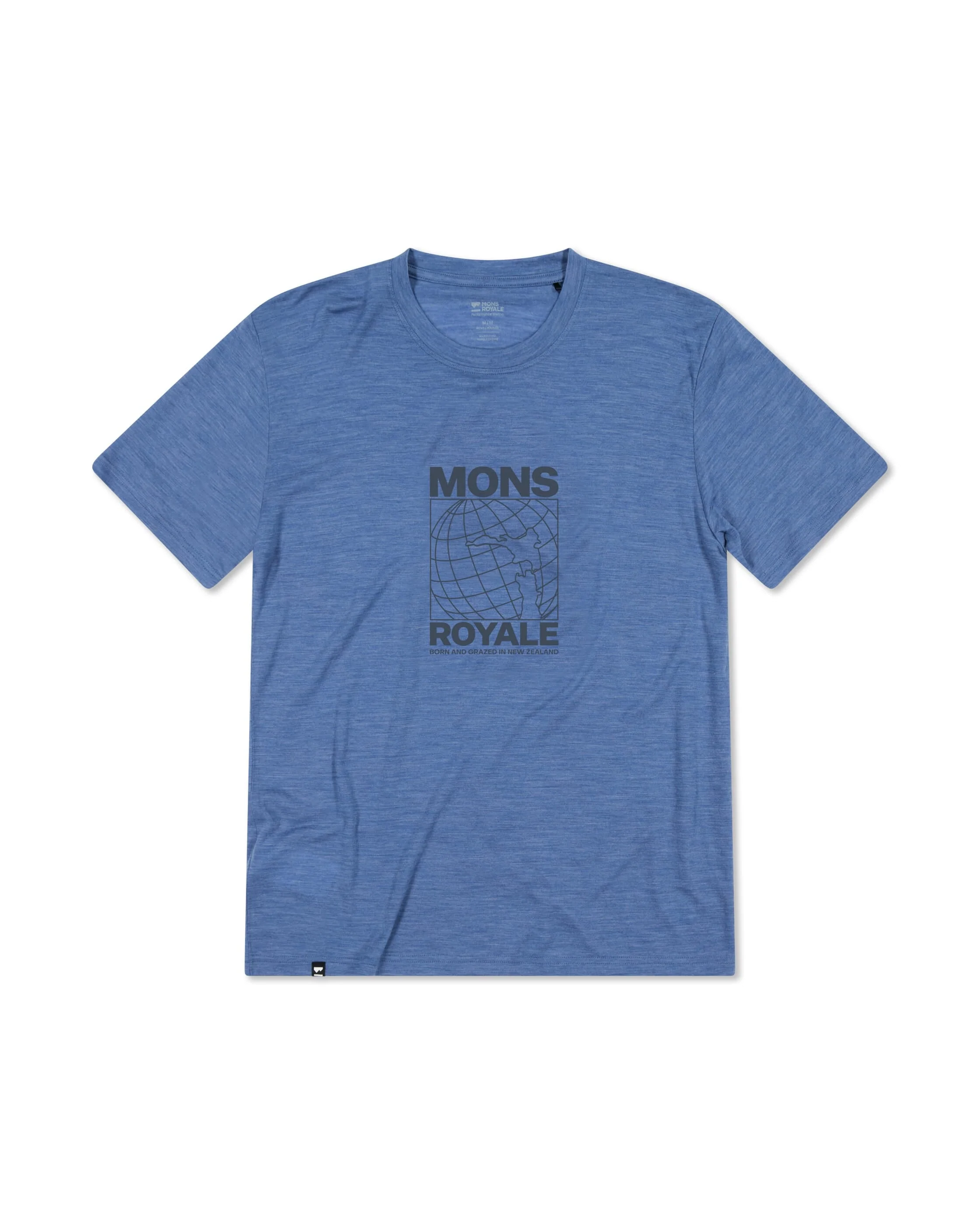 Zephyr Merino Tencel™ T-Shirt - Steel Blue | Men's T-Shirt - Image 4