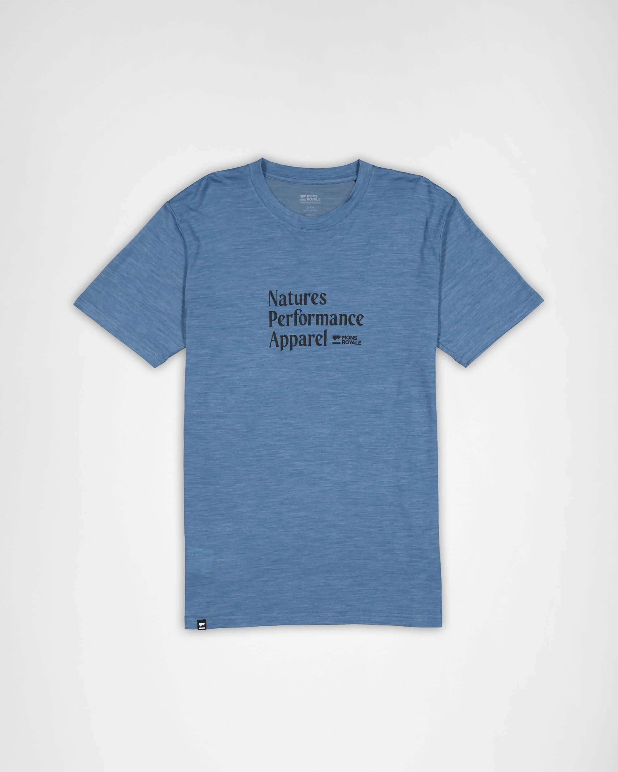 Zephyr Merino Tencel™ T-Shirt - Steel Blue | Men's T-Shirt - Image 6